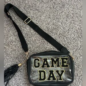 Game day letter pouch bag